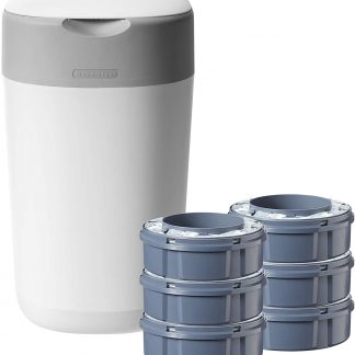 cubo pañales mas recambios